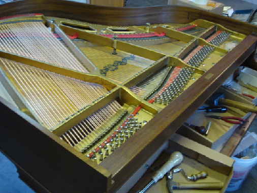 Restrung & repinned Restrung & repinned
